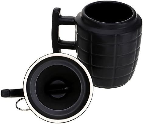 OKOKMALL ABD - 3D Ordu Kukla Bombası Kupa Porselen Kupa Seramik Kahve çay bardağı Komik Hediye 280 ML