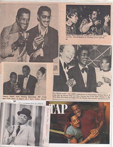 Sammy Davis Jr orijinal kırpma dergisi fotoğraf grubu R1133