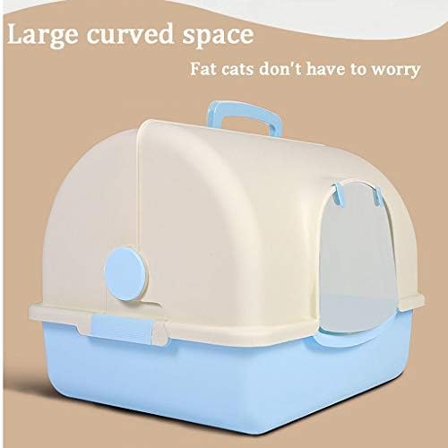 PIAOLING Flip Kedi Kumu Havzası Tamamen Kapalı Dökülme Önleme Deodorantı Büyük Kedi kedi kum kabı Tuvalet Eşyaları