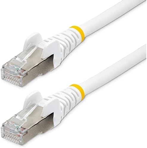 StarTech.com 15ft CAT6a Ethernet Kablosu - Düşük Duman Sıfır Halojen (LSZH) - 10 Gigabit 500 MHz 100 W PoE RJ45 S/FTP