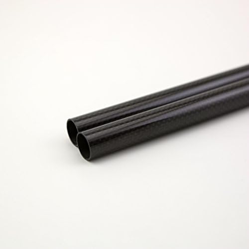 SHINA 3 K Rulo Sarılmış 17mm Karbon Fiber Tüp 15mm x 17mm x 500mm Parlak RC Quad için
