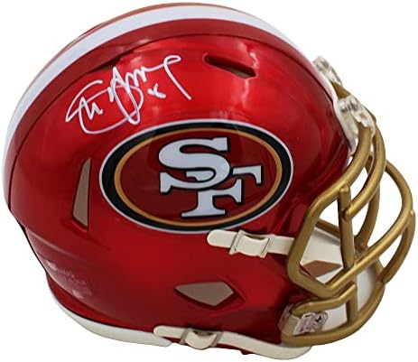 Steve Young İmzalı San Francisco 49ers Hızlı Flaş NFL Mini Kask-İmzalı NFL Mini Kasklar