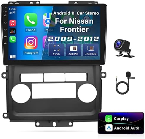 2G + 32G Android 11 Araba Stereo Nissan Frontier/Xterra 2009-2012 için Apple Carplay ve Android Auto ile, WiFi ile