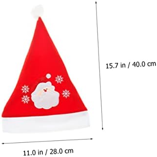 KESYOO 3 pcs Yetişkin Santa Şapka Noel Headdress Santa Şapka Toplu Roman Pazen Noel Şapka Gorros Navideños Para Adultos