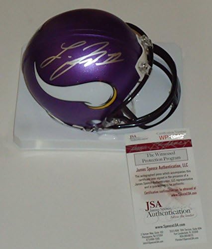 Laquon Treadwell imzalı Minnesota Vikings mini futbol kaskı JSA İmzalı NFL Mini Kaskları