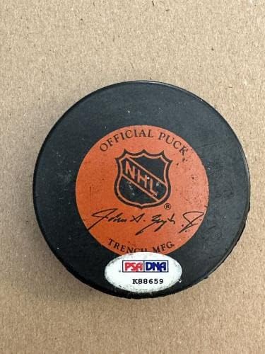 Yvan Cournoyer Montreal Canadiens NHL HOFer İMZALI Hokey Diski PSA DNA İmzalı NHL Diskleri