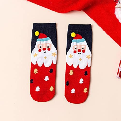 Sıcak Noel Moda Rüzgar Geçirmez Baskı Orta Tüp Çorap Uzun Tüp Pamuk Erkekler Çorap Düşük Kesim