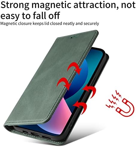 OİOMAGPIE Flip Manyetik Kapatma Cüzdan Deri Telefon Kılıfı Bilek Kayışı ile, Samsung Galaxy S22 S21 S20 Ultra Artı