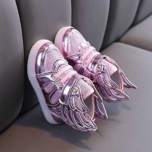 Çocuklar Bebek spor ayakkabılar Çocuk Kız Bling ışıklı led lamba Sneakers Yaz Bebek Erkek Kız düz ayakkabı