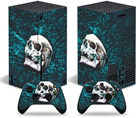 Guugoon Kafatası Skins ile Uyumlu Xbox Serisi X Konsol Kontrolörleri, Vinil süslü çıkartmalar Xbox Serisi X,20