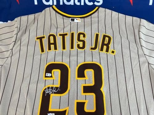 Fernando Tatis Jr. İmzalı Padres İmzalı Nike Replica Forması Fanatikleri ve MLB - İmzalı MLB Formaları