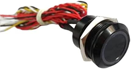 19mm Mavi / Sarı / Beyaz, kırmızı / YEŞİL / MAVİ Üç Renk 5VDC halka LED IP68 Su Geçirmez Anlık Normalde Açık Piezo