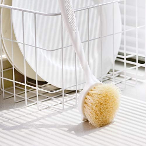 DOITOOL fırça bulaşık makinesi Pot fırçalar kolu çanak mutfak lavabo fırçalayın mutfak banyo temizleme (beyaz) ızgara