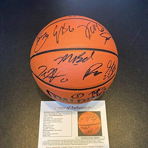 2019-20 Milwaukee Bucks Takımı İmzalı Basketbol Giannis Antetokounmpo JSA COA İmzalı Basketbol Topları