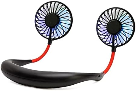 JKYYDS Fan-USB Mini Fan boyun fanı şarj edilebilir soğutma fanı taşınabilir spor Fan ışık USB masaüstü el klima (renk: