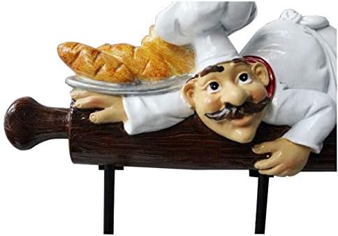 realideas Sevimli Ekmek Dekoratif Şef Ekmek Heykelcik Duvar Kanca Raf Kanca Askı Ev Mutfak Restoran fırın eldivenleri