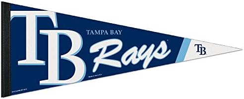 WinCraft MLB 85447013 Tampa Bay Rays Premium Flama, 12 X 30