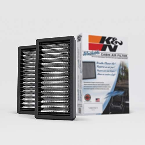 K & N Kabin Hava Filtresi: Prim, Yıkanabilir, Temiz Hava Akımı Kabin Hava filtresi Değiştirme: Seçin İçin Tasarlanmış