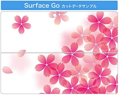 ıgstıcker Çıkartması Kapak Microsoft Surface Go/Go 2 Ultra İnce Koruyucu Vücut Sticker Skins 000257 Kiraz Çiçekleri