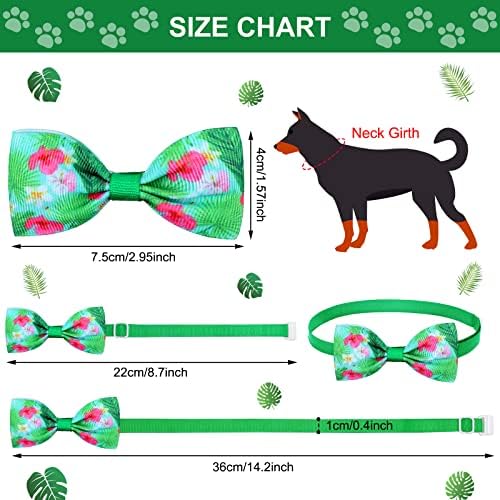 80 Adet yaz köpek papyonu Bağları Köpek bakım yayları Pet için ayarlanabilir köpek boyun bağları 40 köpek kravat ve