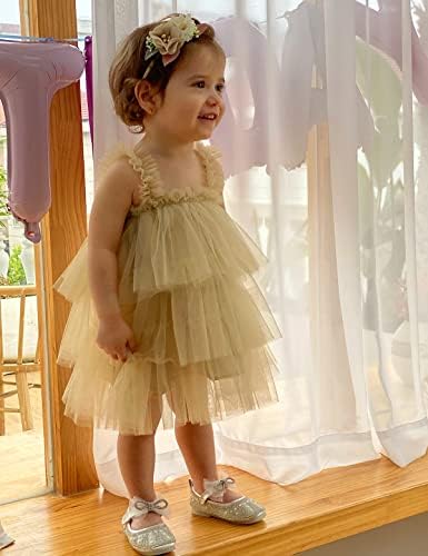 Tutu Rüyalar 3 Katmanlı Kek Tutu Elbise Bebek Yürüyor Çiçek Kız Paskalya Doğum Günü Kıyafetler Çiçek Kafa Bandı ile