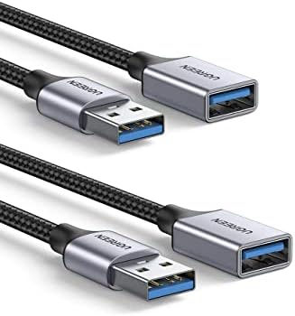 UGREEN USB Genişletici 6FT Paket 2 Paket USB Uzatma Kablosu
