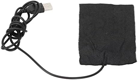 Shanrya elektrikli kumaş ısıtıcı ped, sıcak kompres hafif elektrikli USB ısıtmalı ped soğuk hava için sıcak tutmak