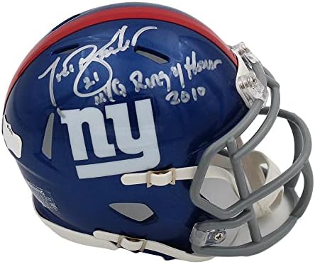 Tiki Barber, New York Giants Speed NFL Mini Kaskını “Giants Ring Of Honor” Yazılı İmzalı NFL Mini Kasklarla İmzaladı