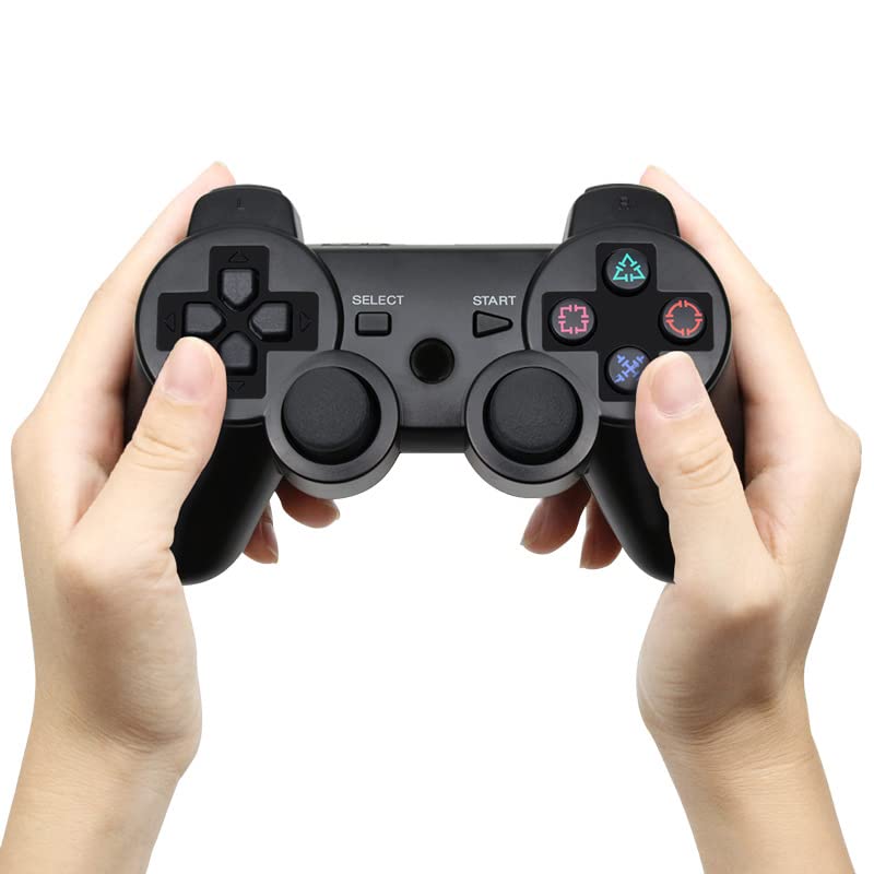 PS3 Gamepad için kablosuz Denetleyici, PS3 Bluetooth 4.0 Joystick için, USB PC Denetleyicisi için PS3 Joypad (Siyah)