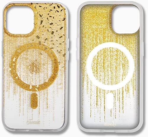 MagSafe iPhone 14 Plus için Altın Kasa + MagLink Araç Montajında Sonix Damlıyor