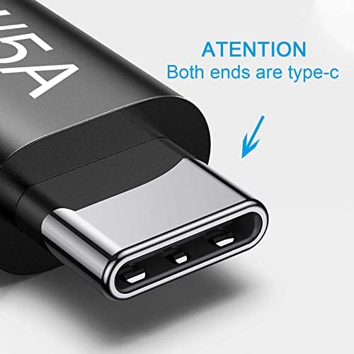15FT USB C'den USB C'ye 100W Kablo Uzunluğunda, USB-C Hızlı Şarj Kablosu,Wosixima USB Tip C Şarj Kablosu MacBook Pro