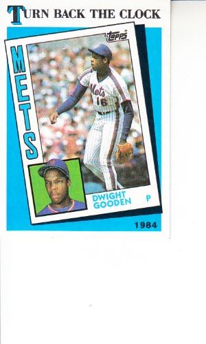 1989 Topps Beyzbol 661 Dwight Gooden New York Mets Saati Geri Çevir