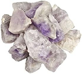 Hipnotik taşlar Malzemeler: Madagaskar'dan 1 lb Toplu kaba sütlü ametist taşları-Büyük 1 ila 1.25 Kaya başına Ortalama