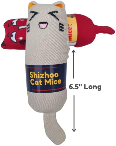 Shizhoo Catnip Oyuncaklar Kapalı Kediler için, Kicker Kedi Nip Oyuncaklar Yavru Kediler için - (Interaktif Kedi Oyuncak,