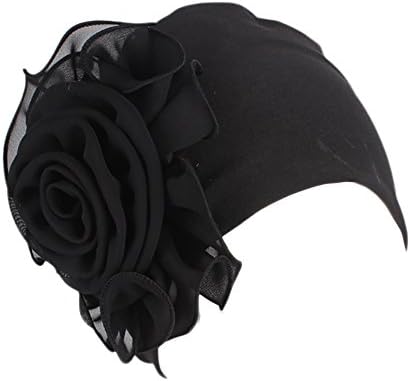 Çiçek Türban Kadınlar için Retro Müslüman Kemo Bere Kap Moda Wrap Kafatası Kapaklar Kadınlar için Hımbıl Kanser Şapkalar