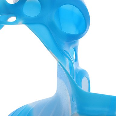 Mutlu Kamuflaj Tarzı silikon Kılıf Denetleyicisi için PS4 (Çeşitli Renkler) , Mavi