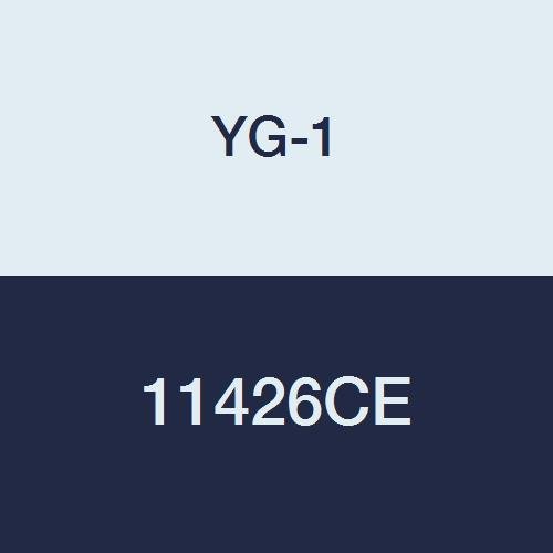 YG - 1 11426CE HSSCo8 Çift Uçlu Değirmen, 2 Flüt, Normal Uzunluk, TiAlN-Extreme Finish, 5/7/8 Uzunluk, 1