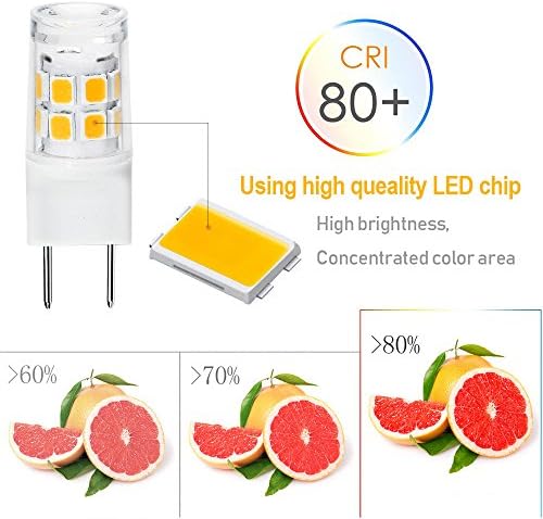 LED G8 Ampul, G8 GY8. 6 Bi-pin Bankası LED, sıcak Beyaz 3000 K T4 G8 Bankası Bi-pin Xenon JCD Tipi LED 120 V 50 W