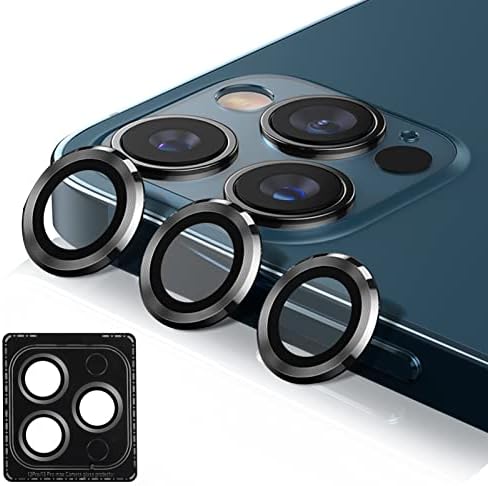 Zentik Kamera Lens Koruyucu iPhone 13 Pro ve iPhone 13 Pro Max, Temperli Cam Premium Alüminyum Alaşımlı Lens Ekran