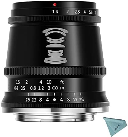 TTArtisan 17mm F1.4 APS-C Geniş Açı ve Geniş Diyafram Kamera Lens için M43 Montaj