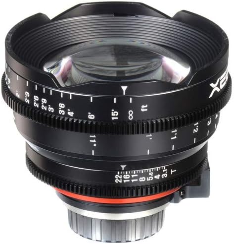 XEEN tarafından ROKİNON 14mm T3. 1 Profesyonel Sinema canon lensi EF Dağı (Siyah) ile Rokinon Xeen 6-Lens Taşıma Çantası