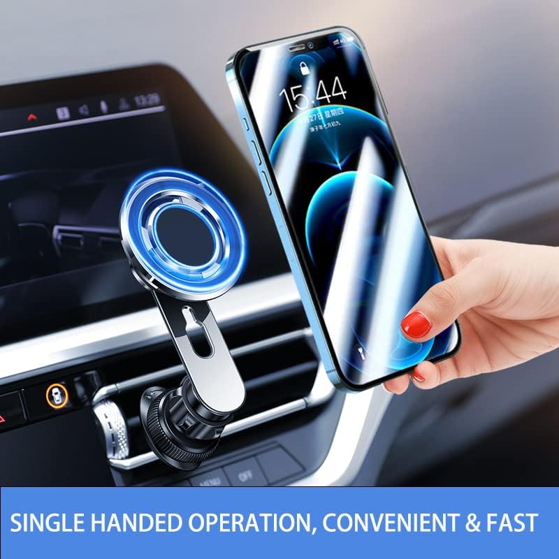 MagSafe Araç Montajı için BEENLE [42 En Güçlü Mıknatıs] Araba için Hava Firar Manyetik Telefon Tutucu [Kullanımı Kolay]