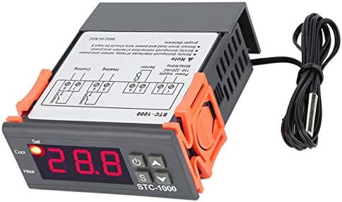 Dijital sıcaklık kontrol cihazı, Sıcaklık Sensörü Elektrikli Fahrenheit Santigrat Termostat Kontrol Anahtarı Kuluçka