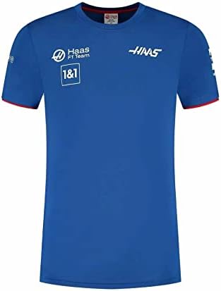 Haas F1 Takımı Haas Yarış F1 2022 erkek Takım Gömme Tişört Mavi