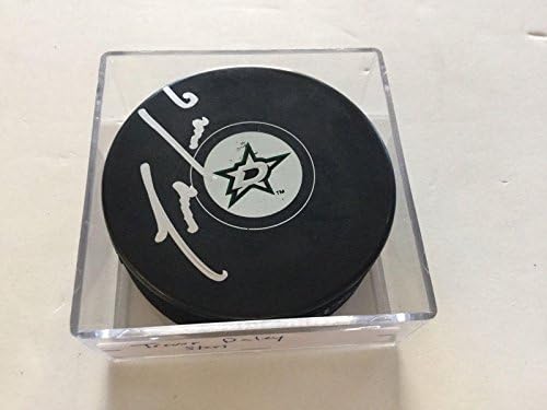 Trevor Daley İmzalı Dallas Yıldızları Hokey Diski İmzalı d-İmzalı NHL Diskleri