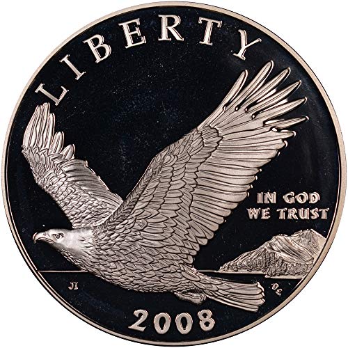 2008 P Kel Kartal Hatıra Kanıtı Gümüş Dolar DCAM ABD Darphanesi