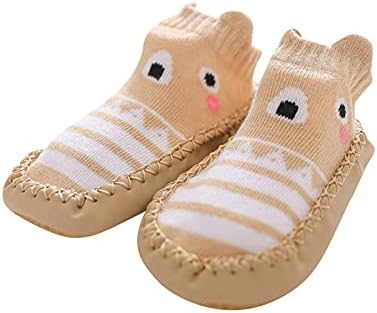 Bebek Erkek Kız Karikatür Kat Kaymaz yürüyüş ayakkabısı İlk Çocuk Ayakkabı Çorap Bebek Ayakkabıları Toddler bale ayakkabıları