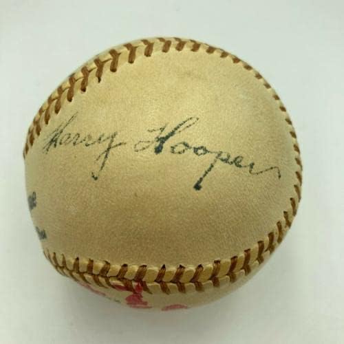 Tris Konuşmacısı Harry Hooper Red Sox Milyon Dolarlık Dış Saha İmzalı Beyzbol JSA İmzalı Beyzbol Topları