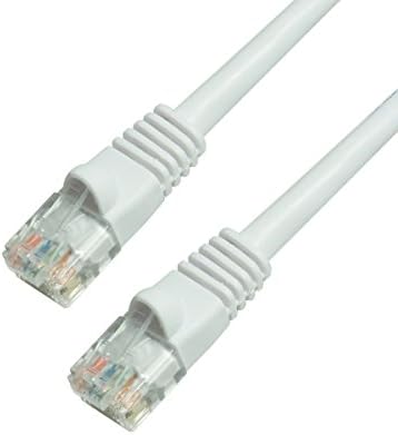 GRANDMAX CAT6 7 ' FT BEYAZ RJ45, 550MHz, UTP Ethernet Ağ Yama Kablosu Snagless / Kalıplı Kabarcık Önyükleme