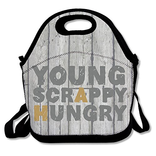 Öğle Yemeği Çantası Genç Scrappy Aç Öğle Yemeği Çantaları Seyahat Ve Piknik İçin %100 Polyester Okul Bakkal Torbaları